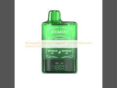 Yeniden şarj edilebilir tek kullanımlık 15 lezzet seçeneği ve özel renk